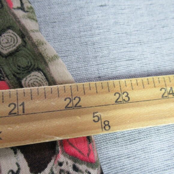 Sag Harbor Skirt Womens Size 6 Multicolor Boho Hipster Peasant Midi Flowy - Picture 6 of 8